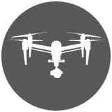 quadrocopter - dron, letecké zábery